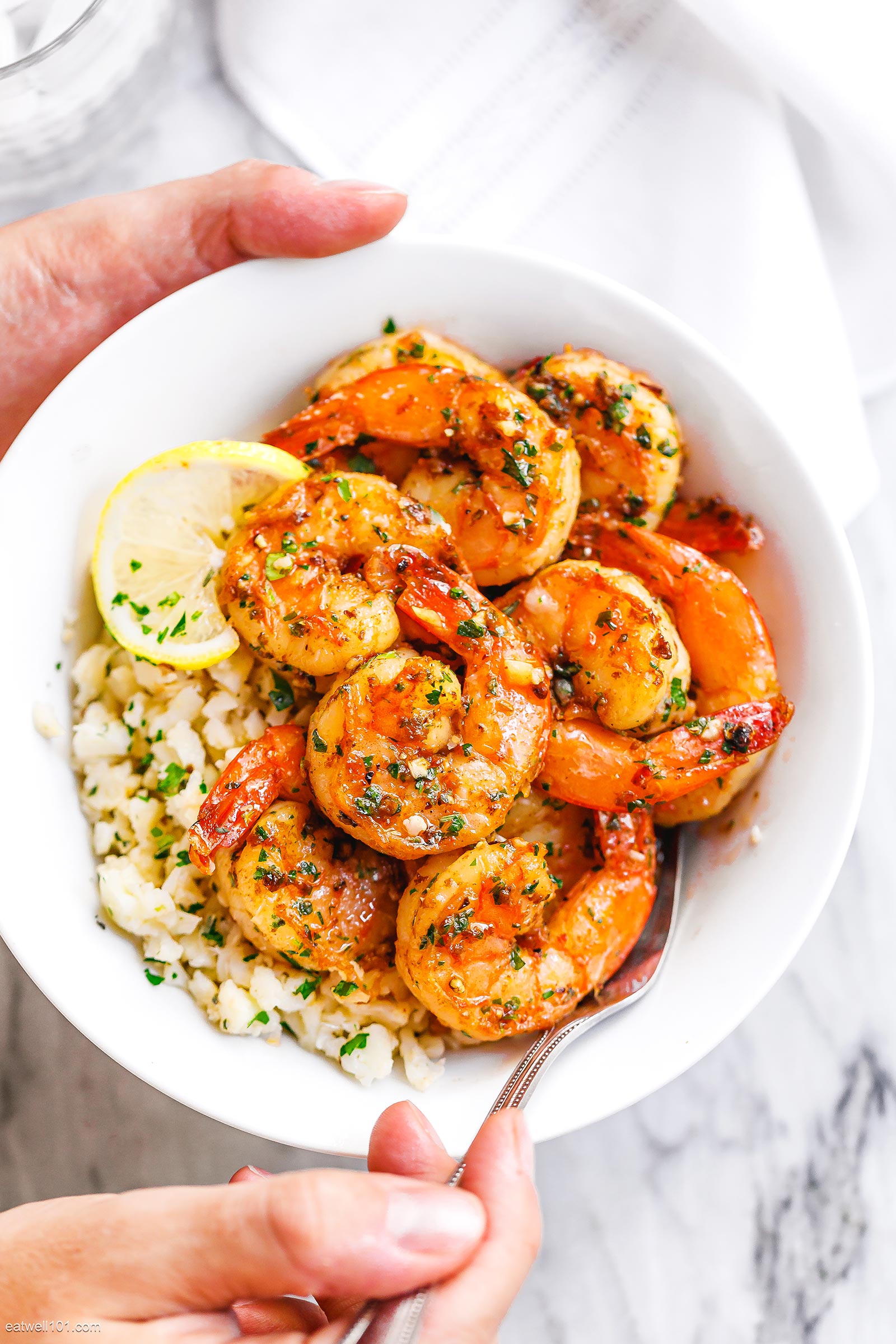 Garlic butter shrimp recipe healthy shrimp recipe eatwell101