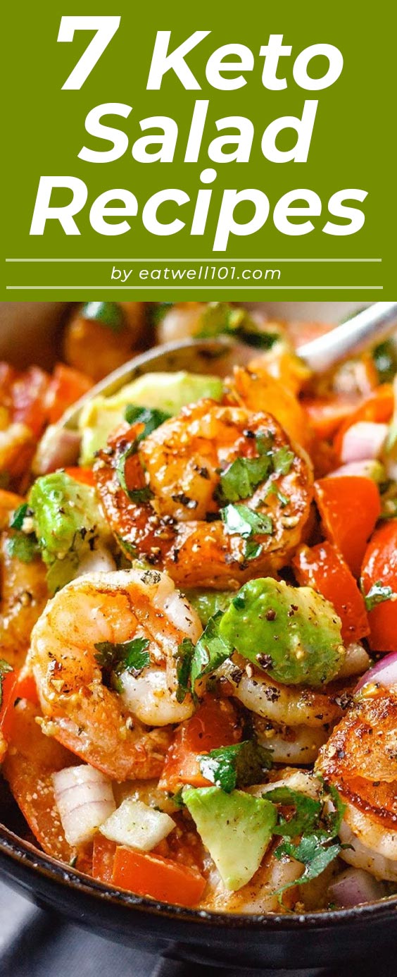 Keto Salad Recipes - #keto #salad #recipes #eatwell101 - Let these easy keto salad recipes below inspire you to find new and exciting ways to enjoy a healthy lunch.