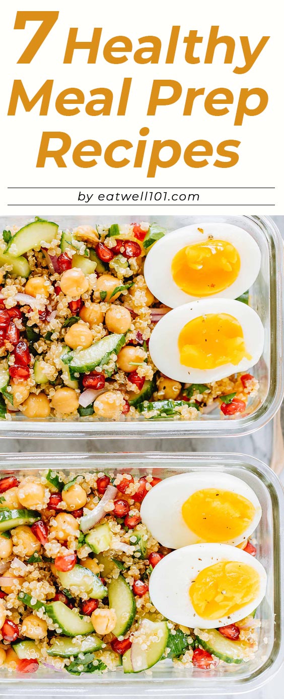 7 Healthy Meal Prep Recipes That Make Life SO Much Easier - #mealprep #recipes #eatwell101  - Who said eating healthy was difficult? Here are 7 easy and healthy meal prep recipe ideas to help you get started!