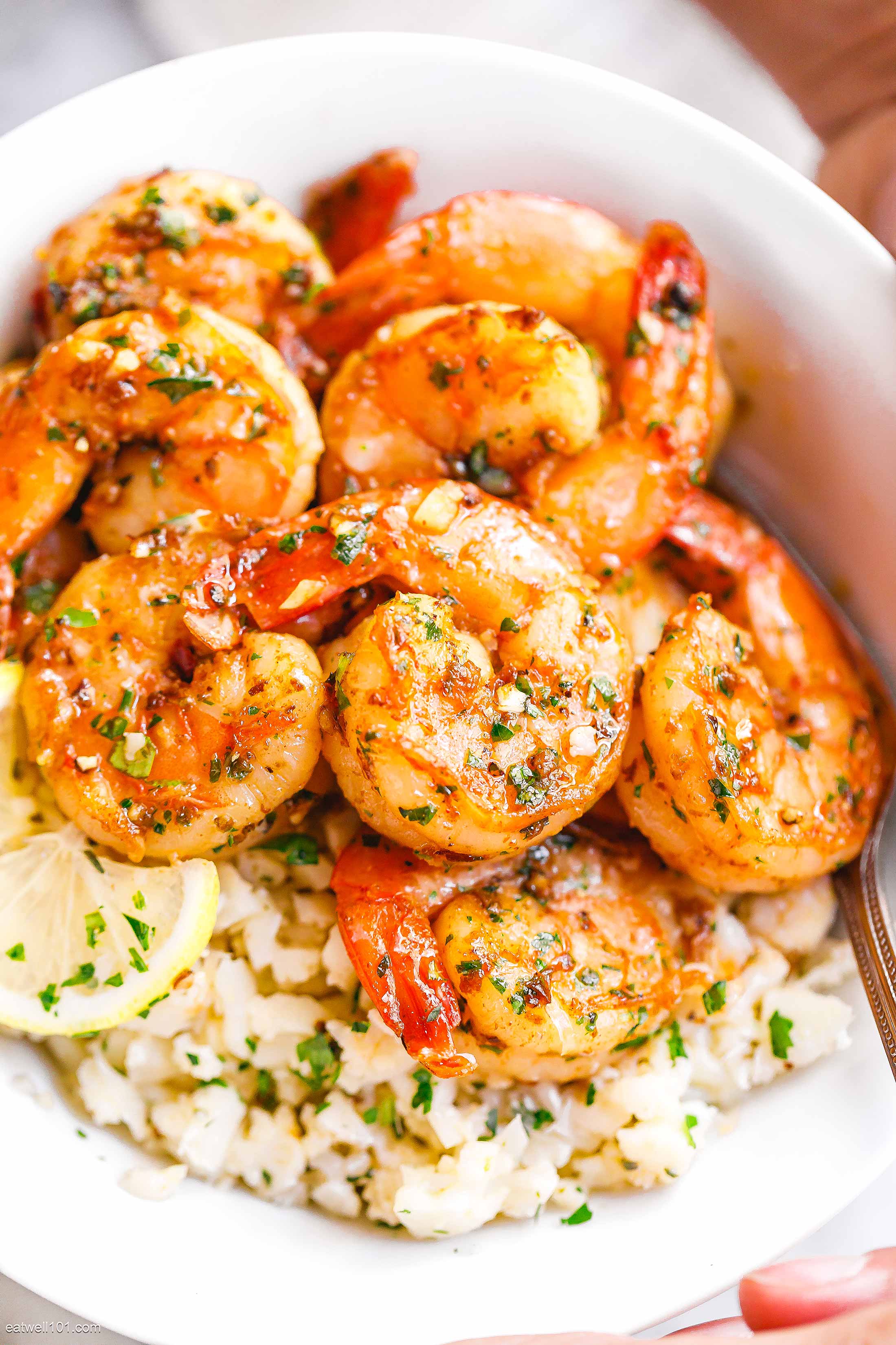 one pan shrimp and cauliflower recipe