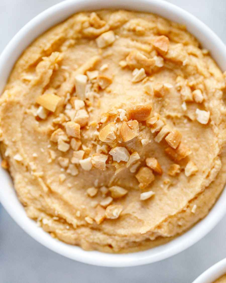 Peanut Butter Cheesecake Mousse - #recipe by #eatwell101 - https://www.eatwell101.com/peanut-butter-cheesecake-mousse-recipe