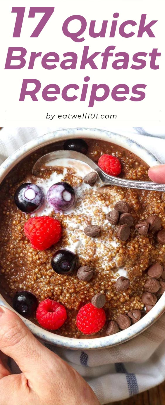 Quick Healthy Breakfast Ideas – 
 #breakfast #recipes #eatwell101 - Fuel your day the right way with these quick breakfast recipes full of nutrition and healthy ingredients. 