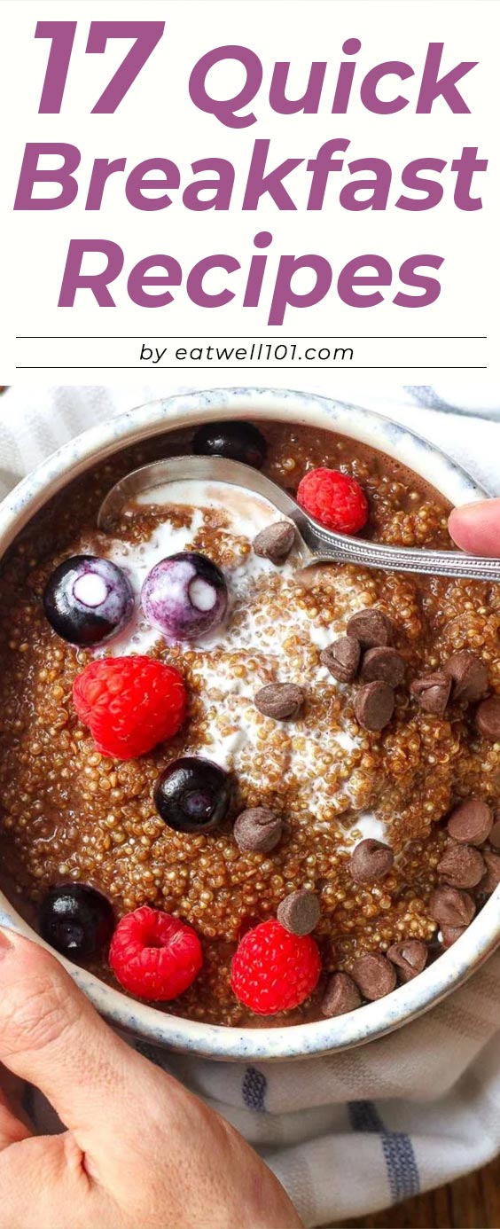 Quick Healthy Breakfast Ideas – 
 #breakfast #recipes #eatwell101 - Fuel your day the right way with these quick breakfast recipes full of nutrition and healthy ingredients. 