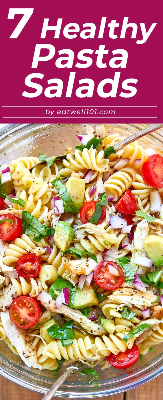 Healthy Pasta Salad Ideas - #pasta #salads #eatwell101 #recipes - Frugal, simple and so tasty. These healthy pasta salad recipes are perfect for your potlucks, barbecues and meal prep Sundays.