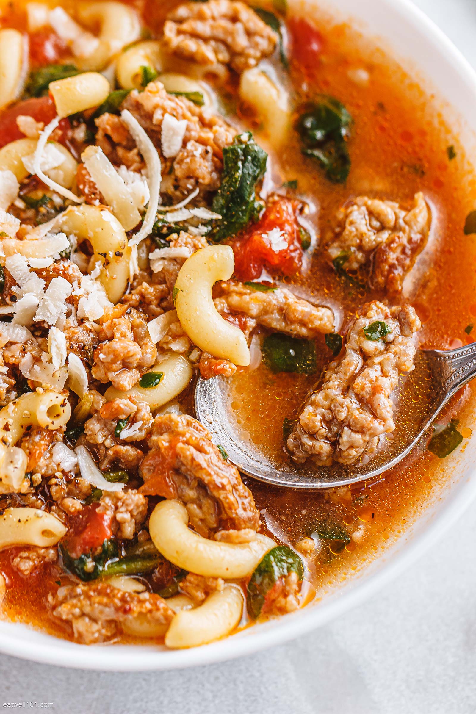 sausage pasta soup recipe