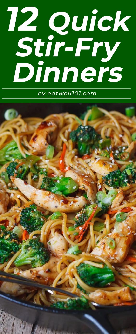 Stir fry recipes - #stirfry #dinner #recipes #eatwell101 - Get dinner in a flash with these speedy and healthy stir fry recipes that are perfect for busy weeknights. 