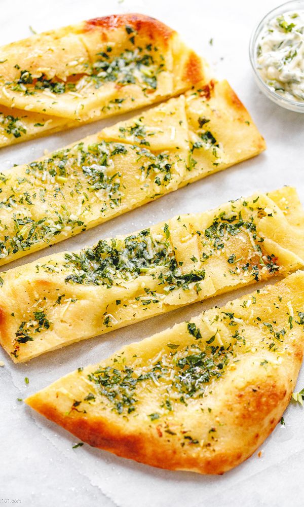 Oven-Baked Garlic Herb Butter Flatbread