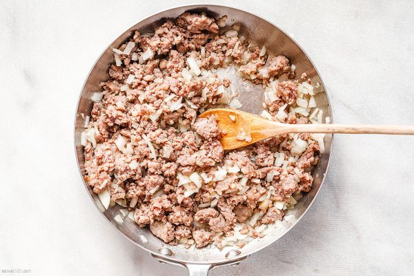 Fried Cabbage Recipe with Sausage