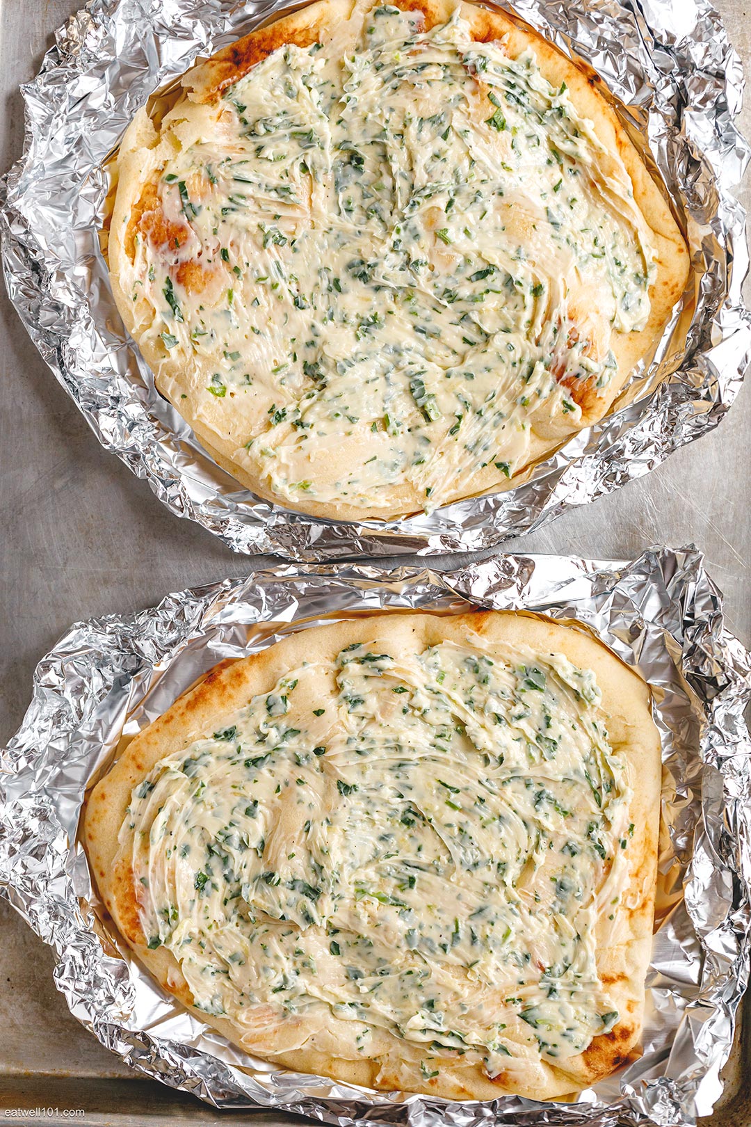 Garlic Herb Butter Flatbread 4