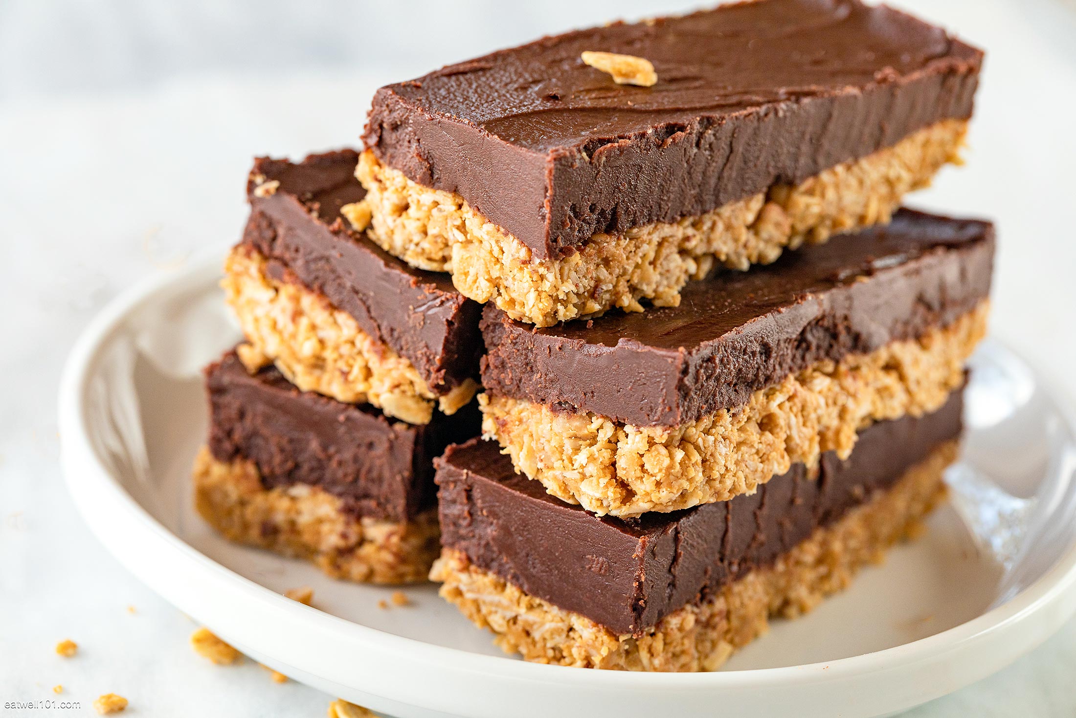 No Bake Peanut Butter Chocolate Bars Recipe - No Bake Bars ...