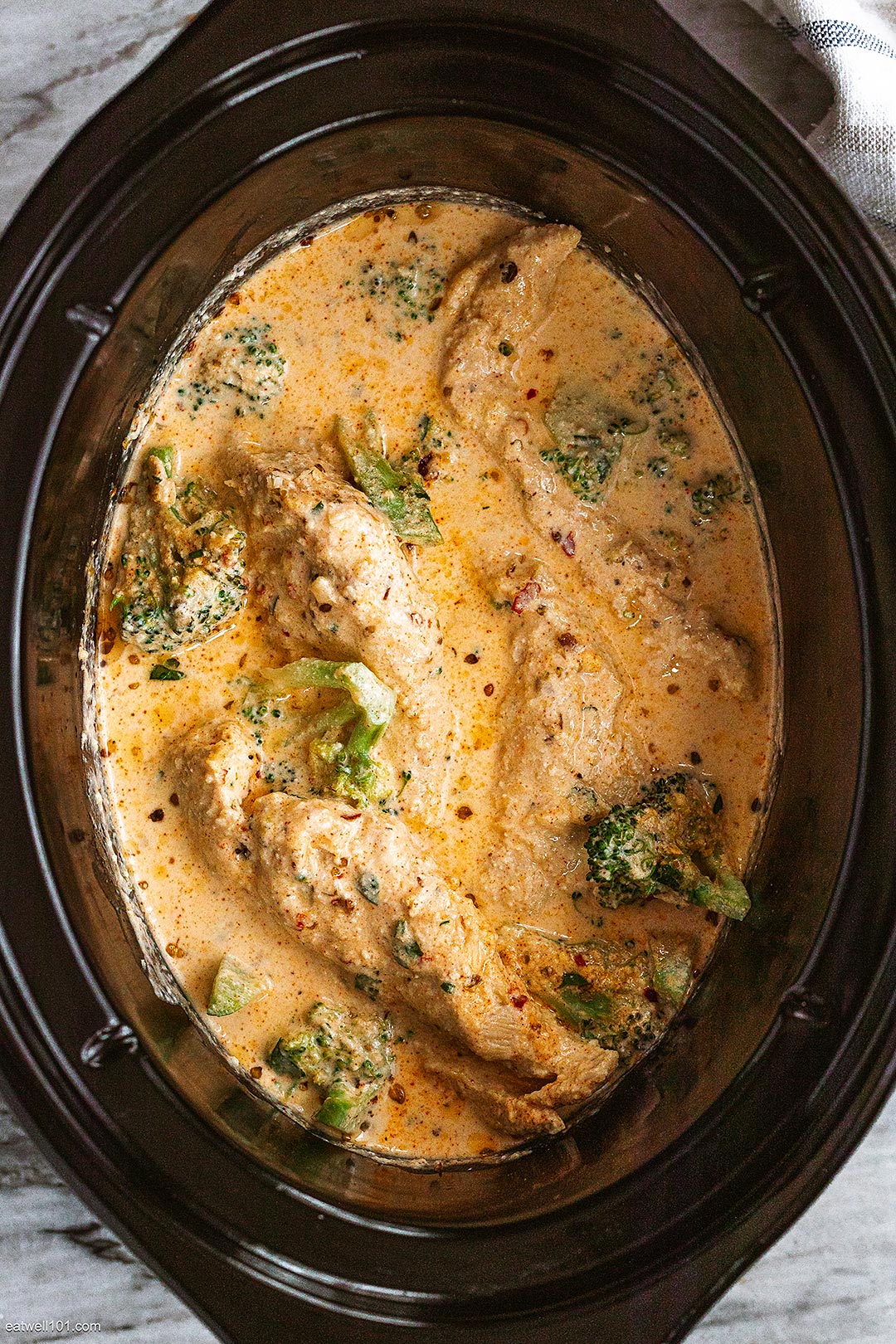 Crock Pot Chicken Alfredo with Video • Bread Booze Bacon