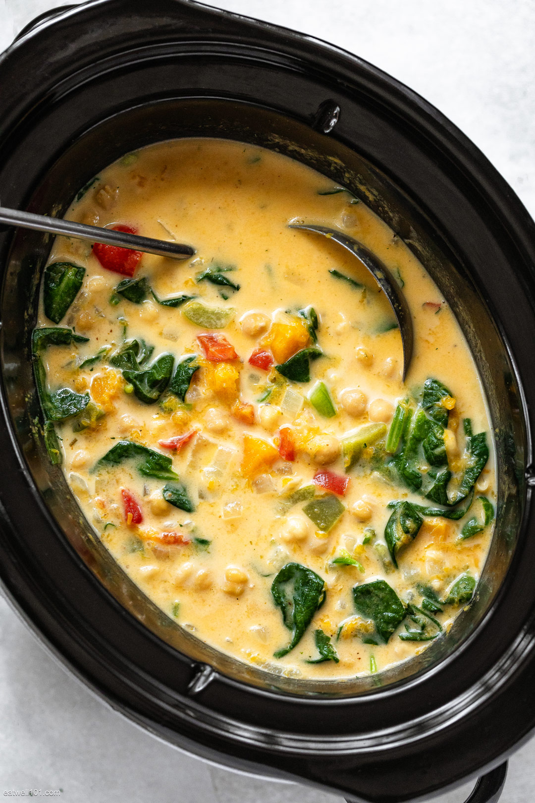 Slow Cooker Chickpea Butternut Soup 1a