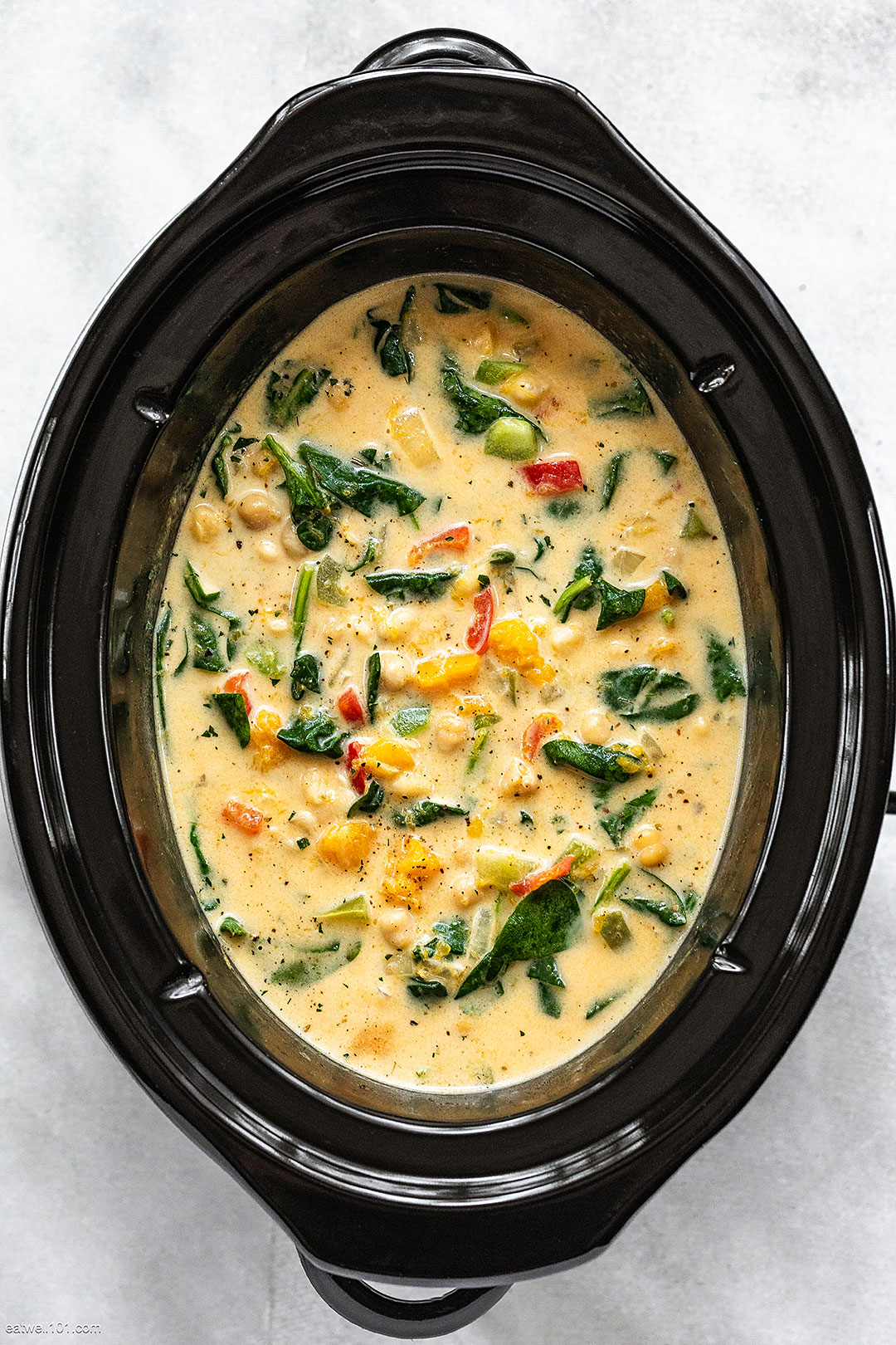 Slow Cooker Chickpea Butternut Soup 2