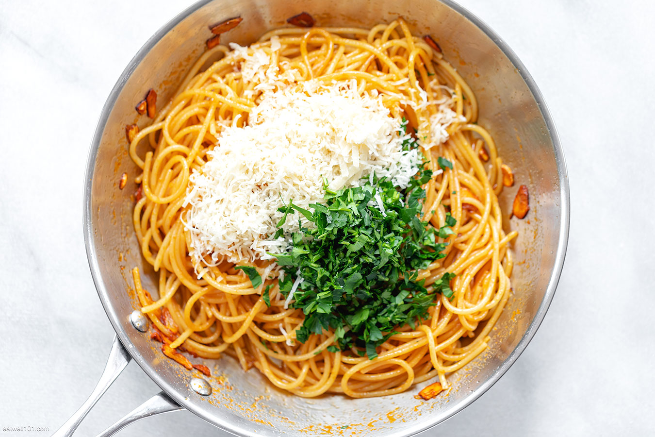 Spicy Garlic Butter Pasta 4