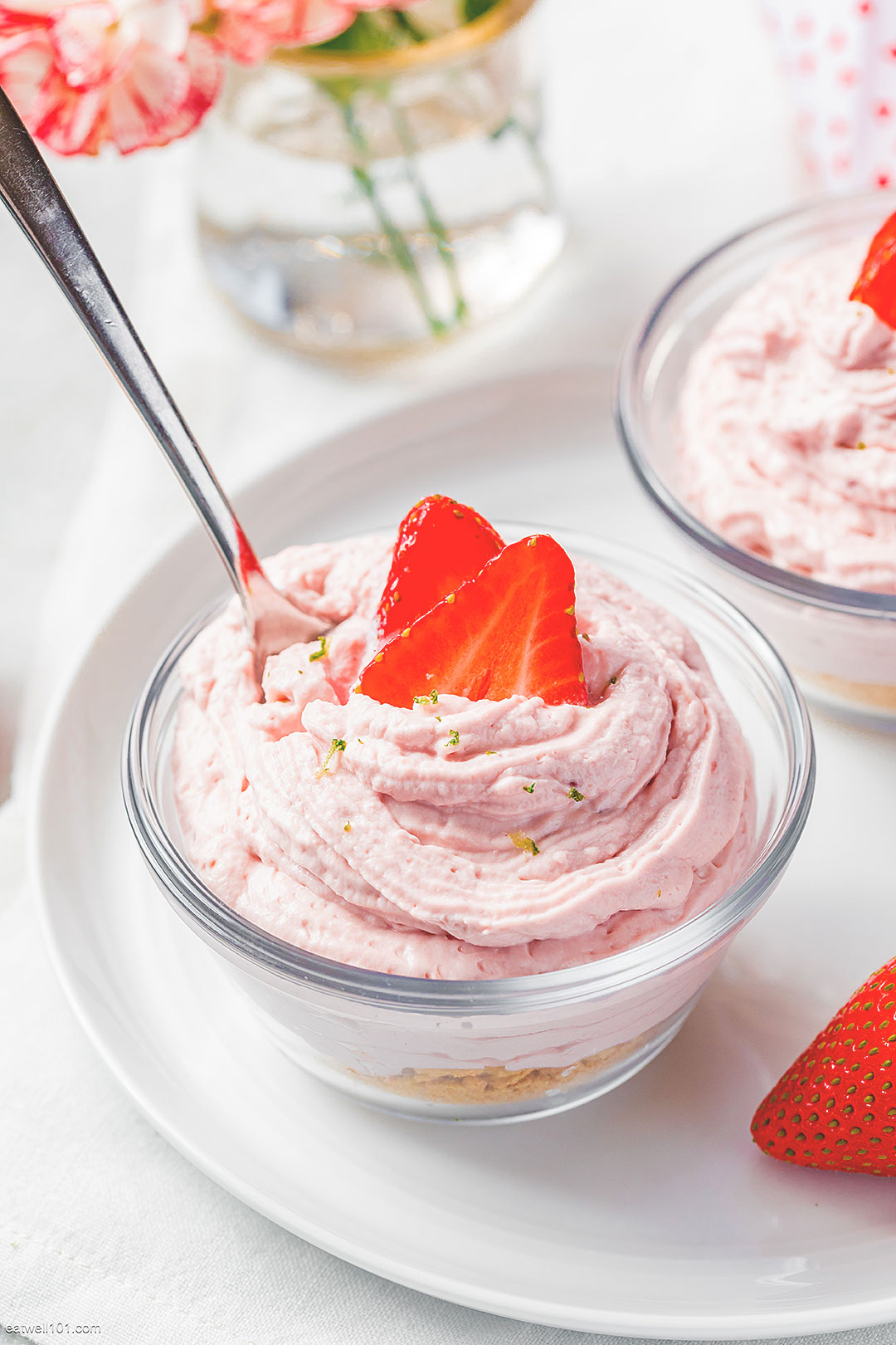 Strawberry Cheesecakes dessert