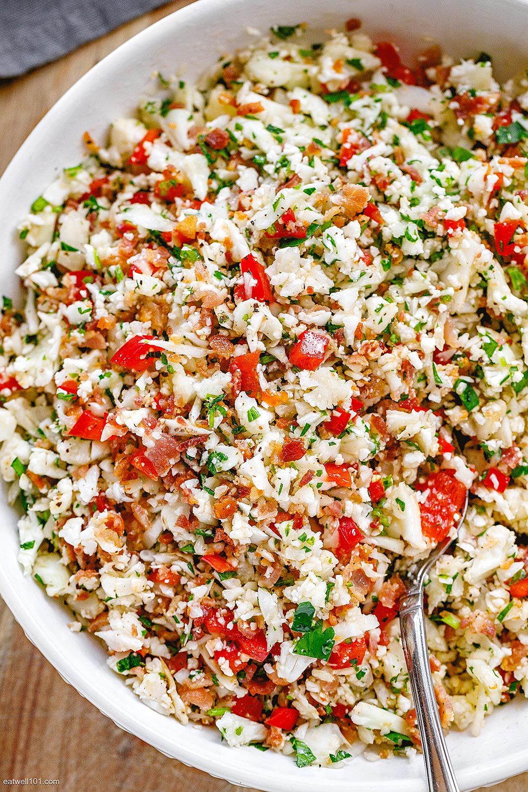Bacon Cauliflower Salad 1