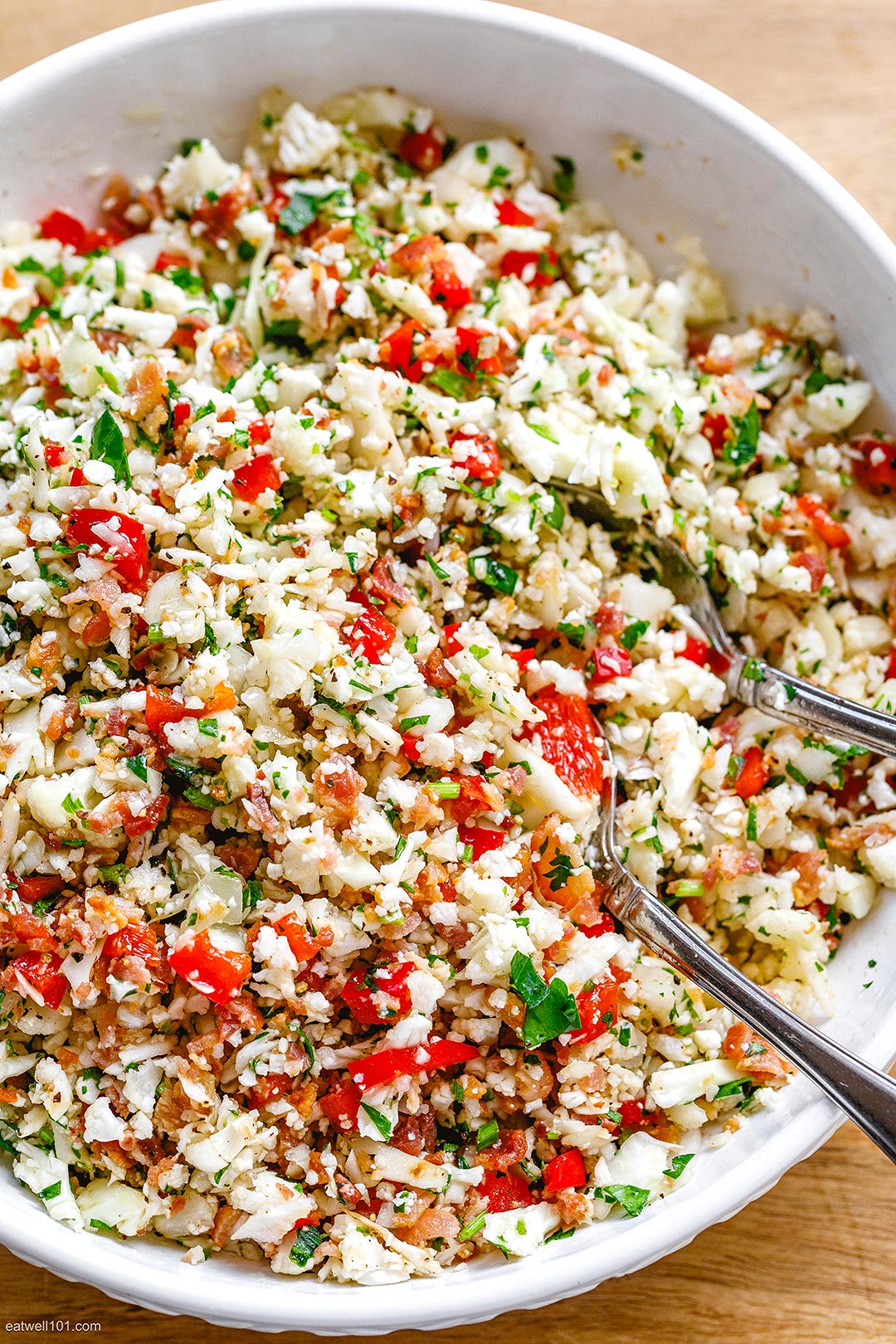 Bacon Cauliflower Salad 2