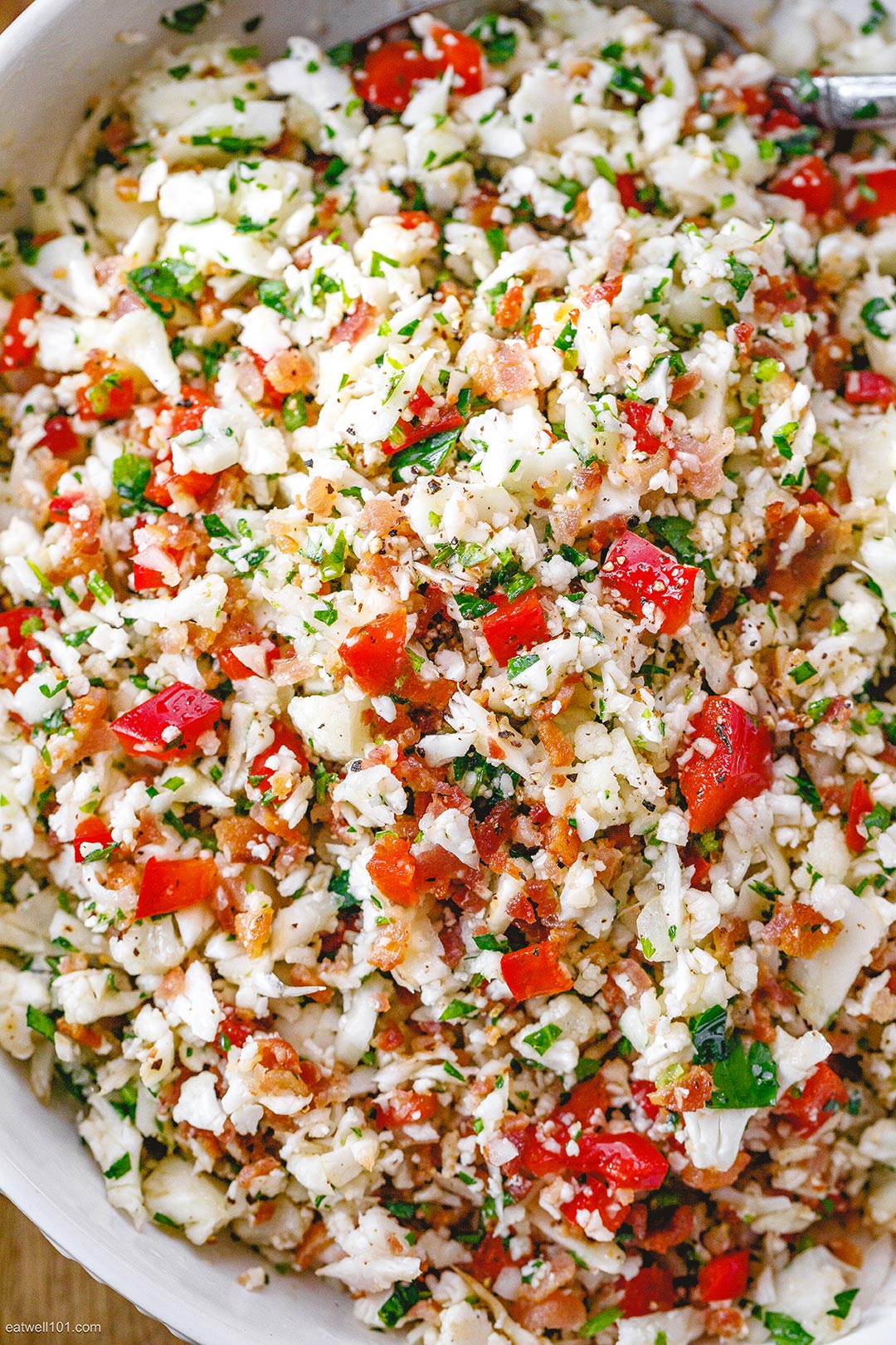 Bacon Cauliflower Salad