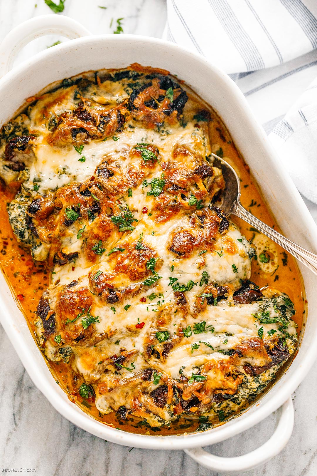 Baked Tuscan Chicken Casserole 2