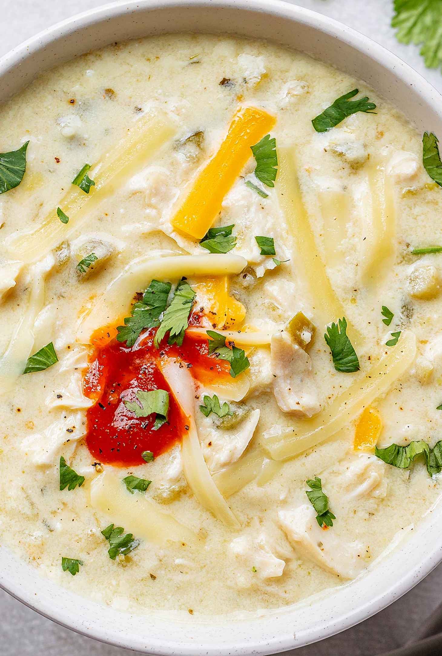 Instant Pot Enchilada Chicken Soup - #recipe by #eatwell101 - https://www.eatwell101.com/instant-pot-enchilada-chicken-soup-recipe