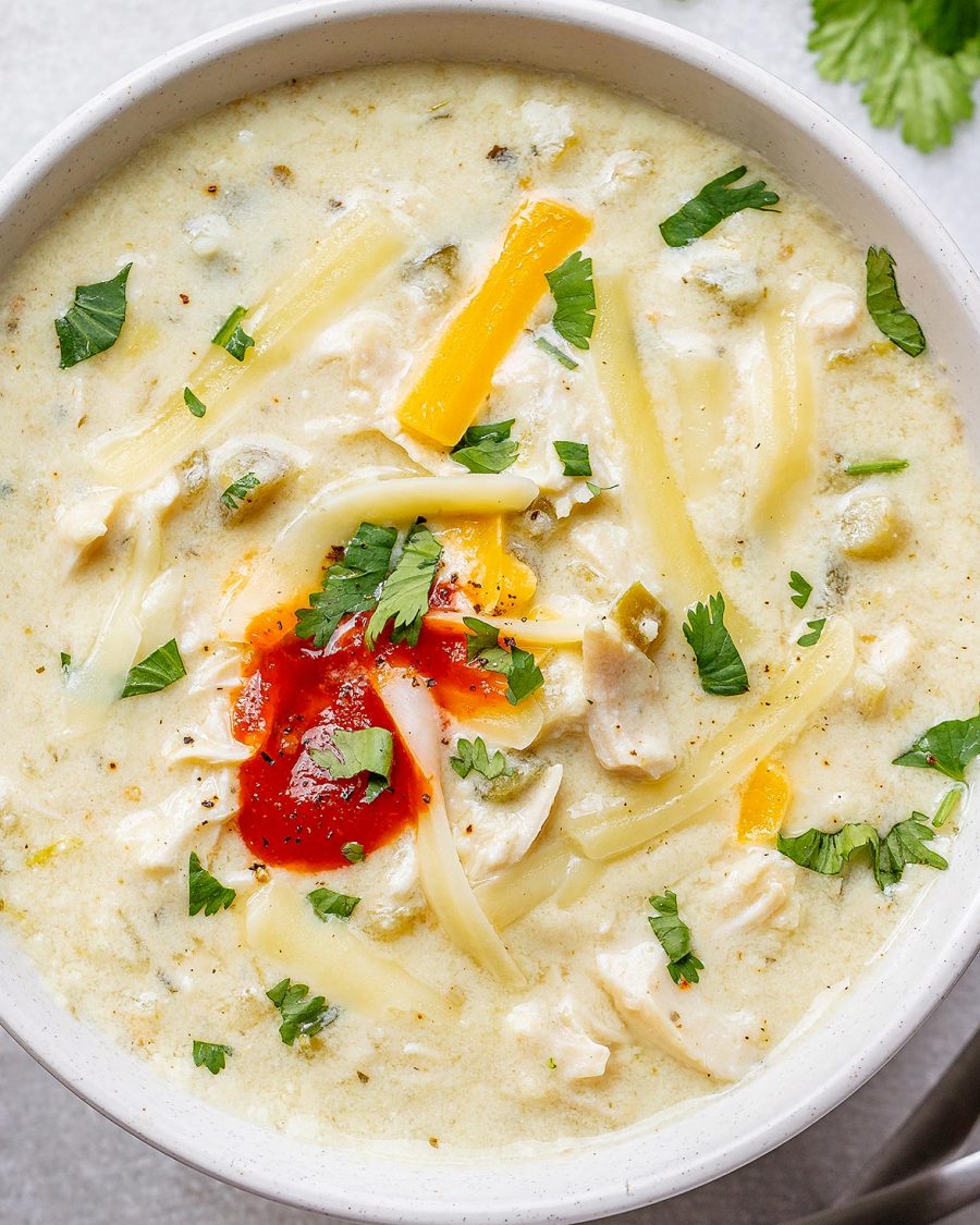 Instant Pot Enchilada Chicken Soup - #recipe by #eatwell101 - https://www.eatwell101.com/instant-pot-enchilada-chicken-soup-recipe