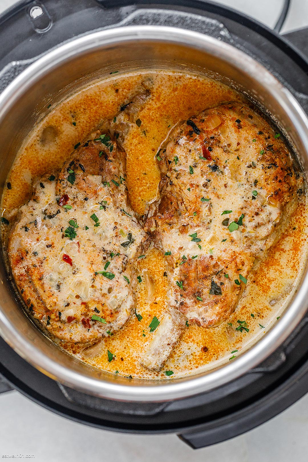 Instant Pot Pork Chops in Creamy Mushroom Sauce – Instant Pot Pork ...