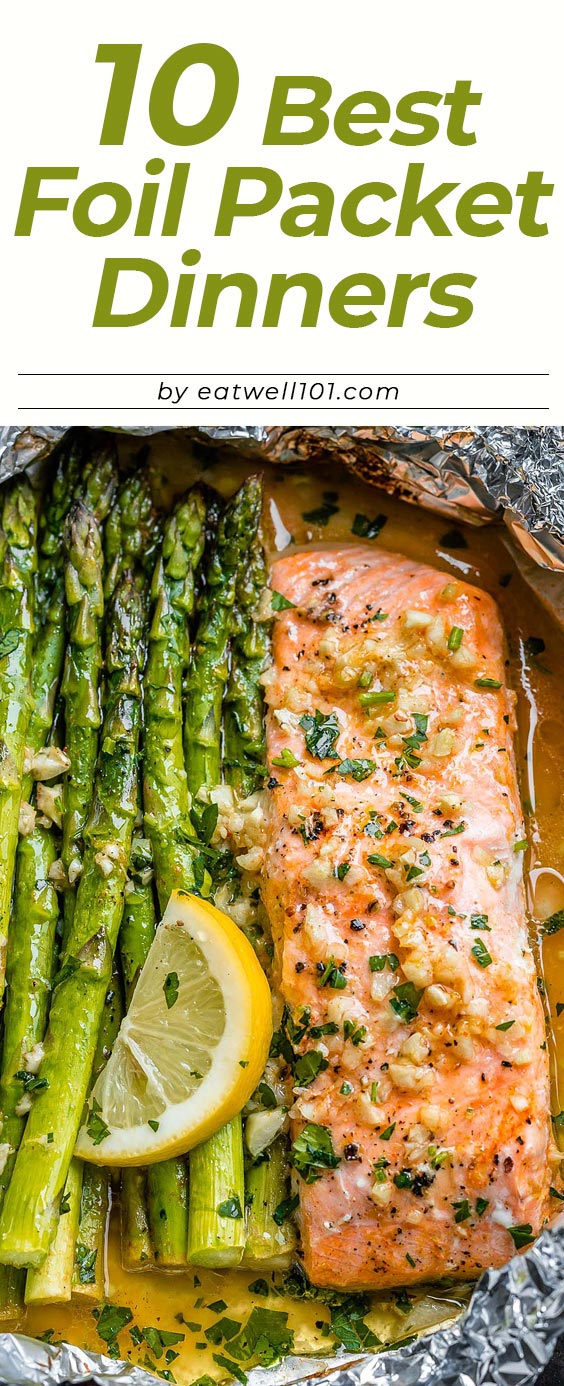 Foil Packets Recipes - #foilpackets #recipes #eatwell101 - Extremely versatile, food in foil packets can be baked in the oven OR grilled right on your barbecue! 