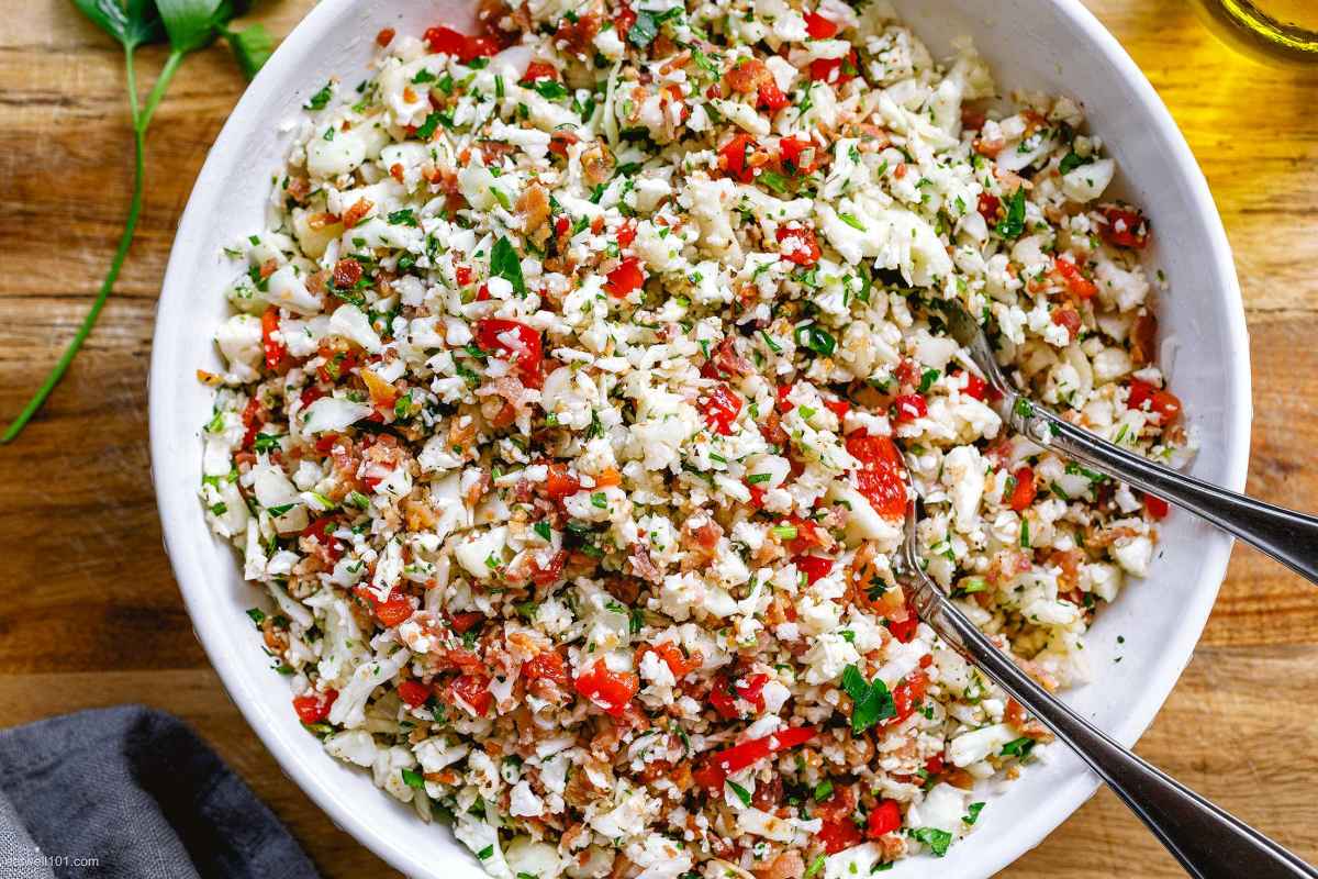 Bacon Cauliflower Salad