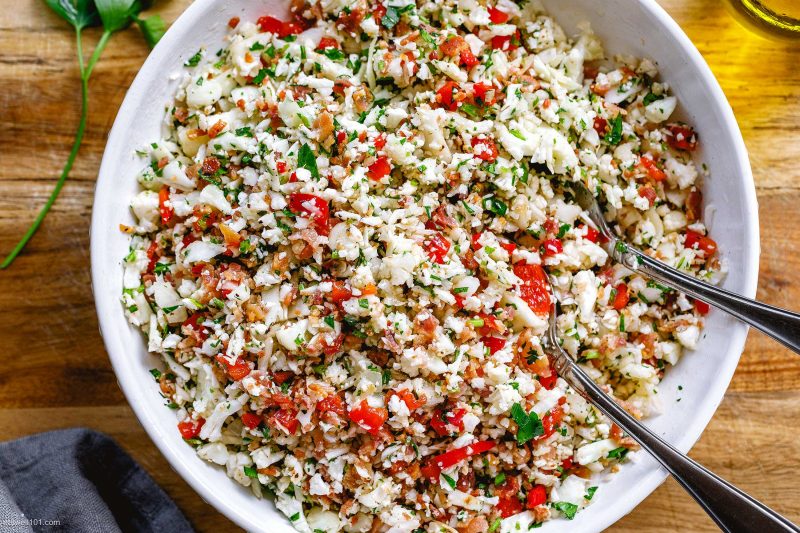 Bacon Cauliflower Salad