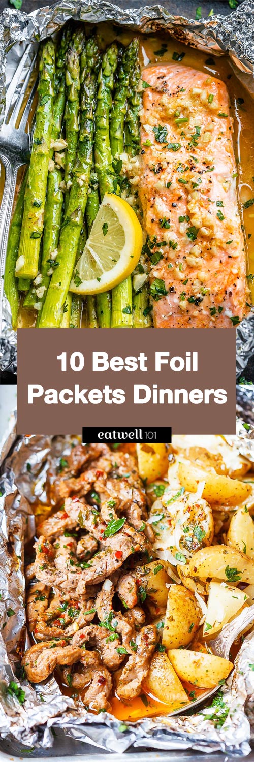 Foil Packets Recipes - #foilpackets #recipes #eatwell101 - Extremely versatile, food in foil packets can be baked in the oven OR grilled right on your barbecue! 