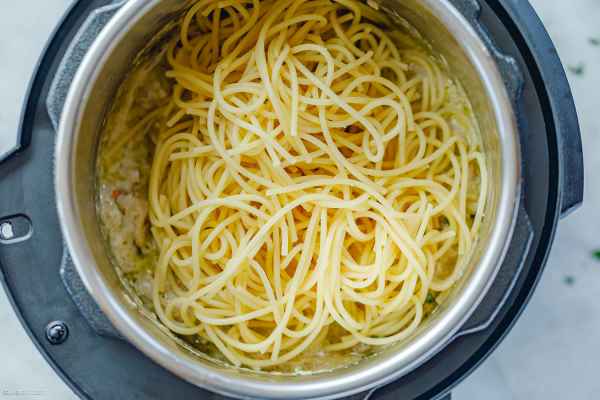 Instant Pot Creamy Chicken Noodles