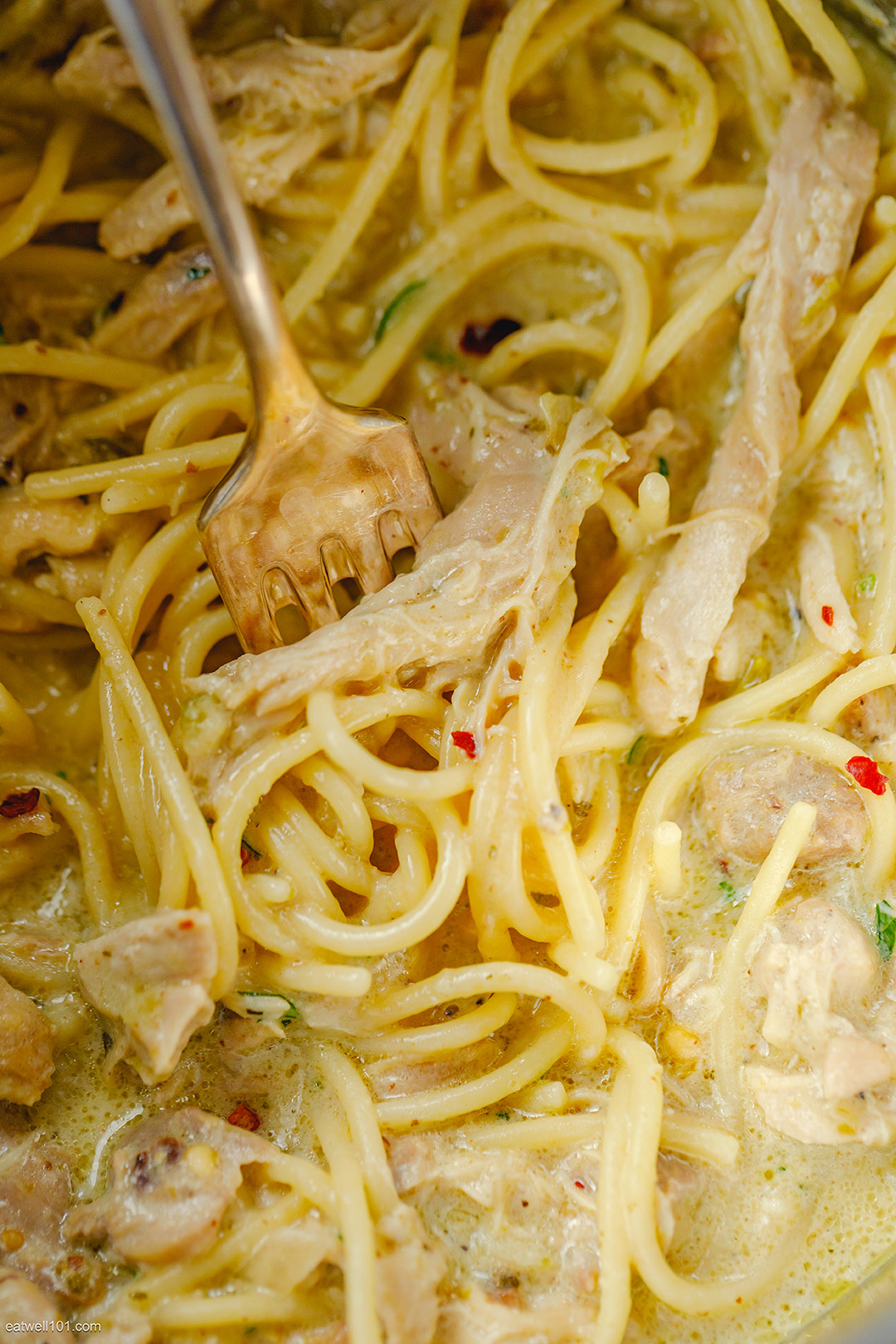 Instant Pot Creamy Chicken Noodles 4