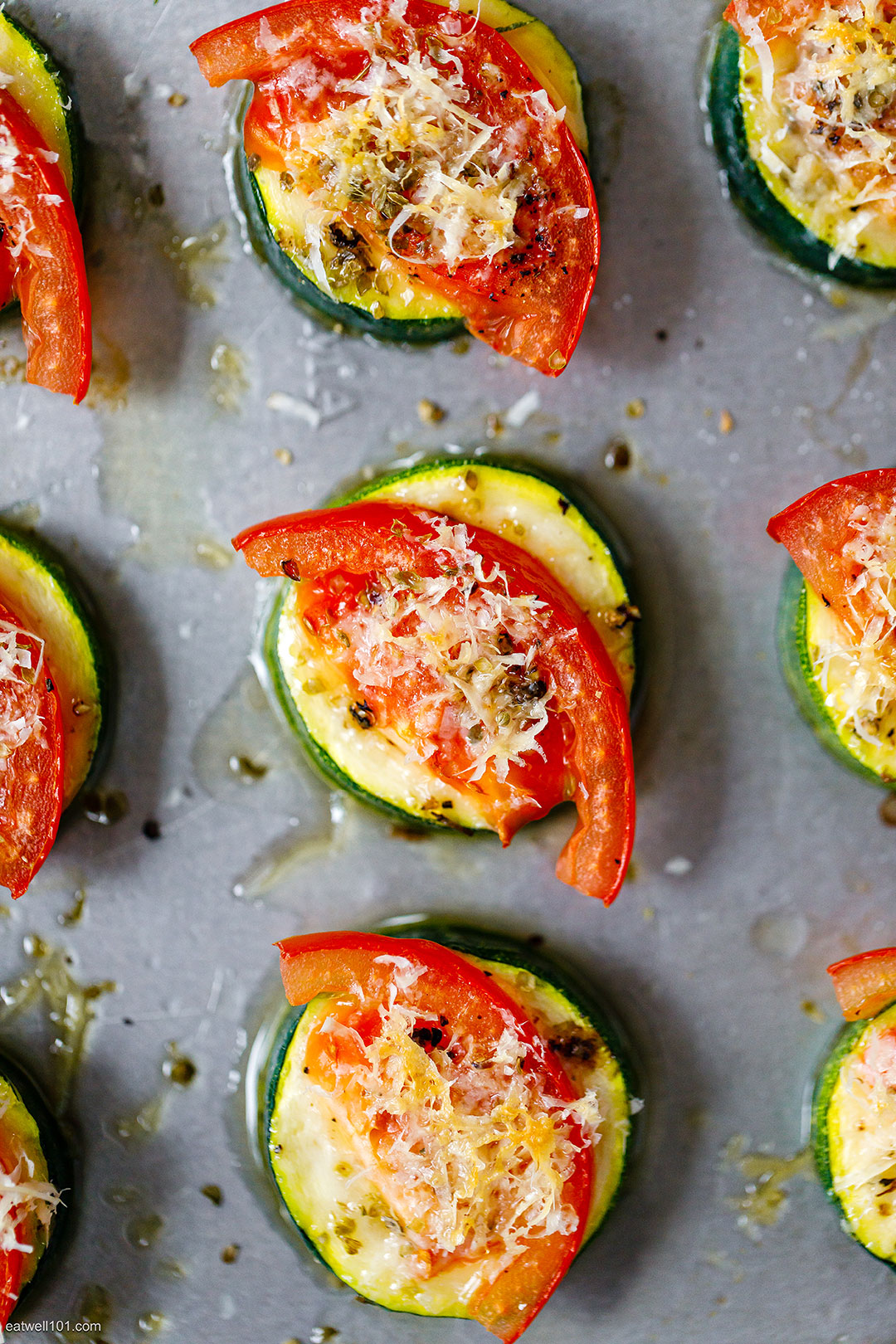 Baked Parmesan Zucchini Bites recipe