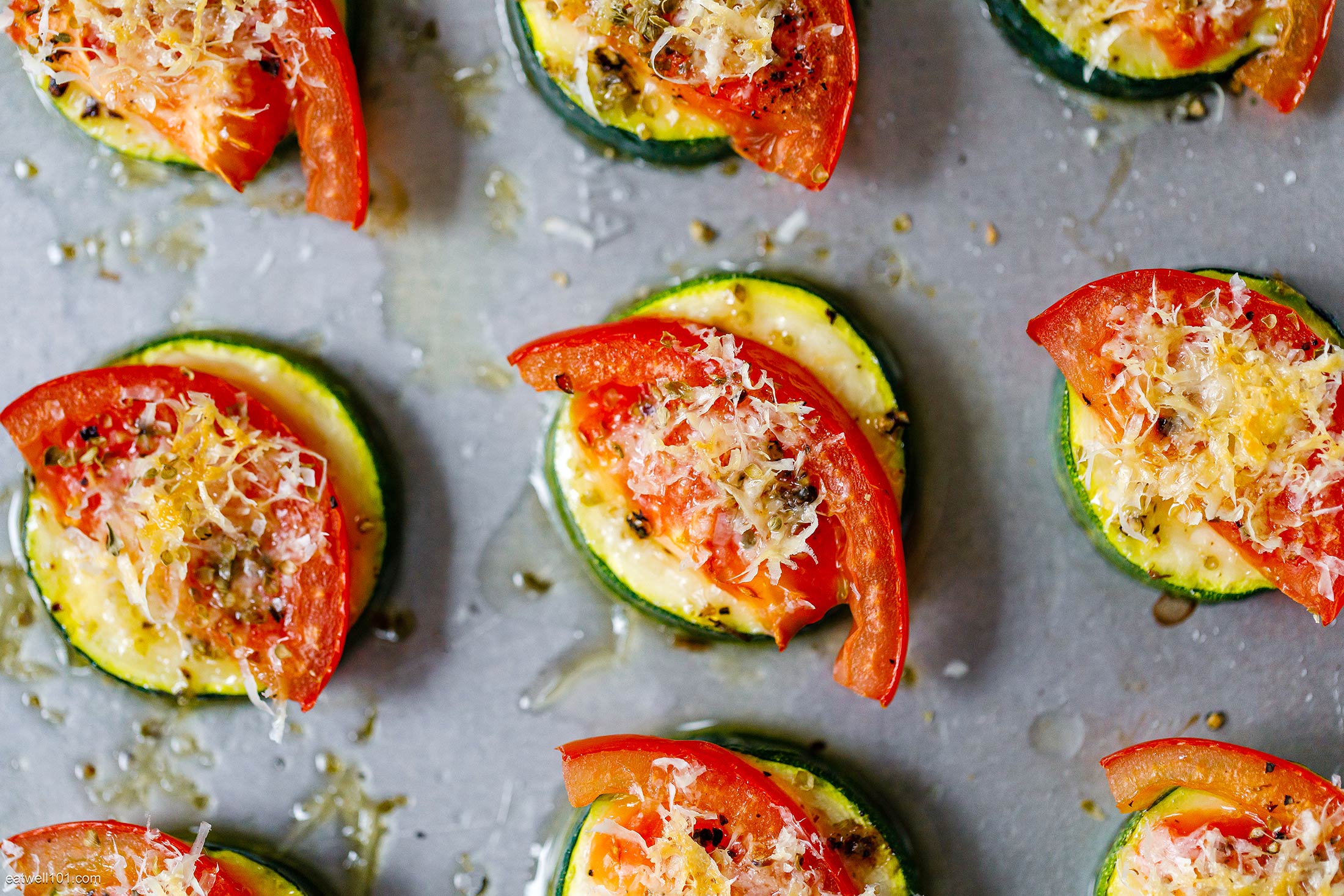 Baked Parmesan Zucchini Bites