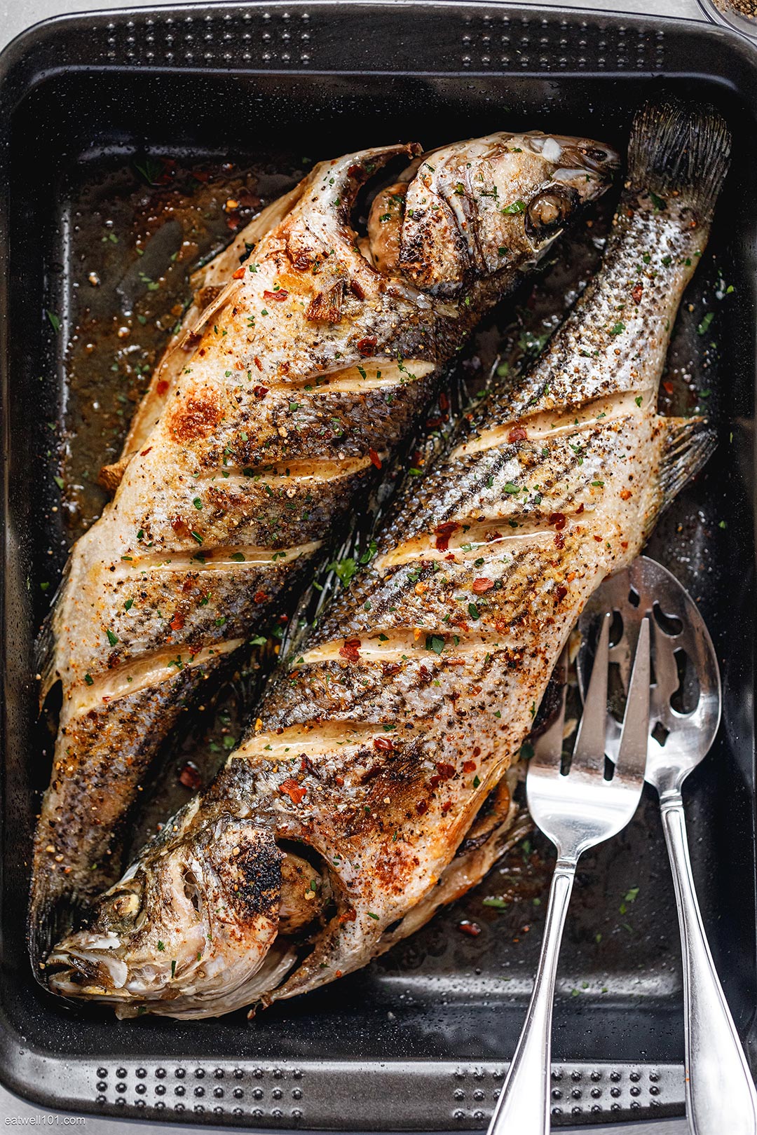 Grilled Stuffed Sea Bass Recipe With Garlic Mushrooms Grilled Sea Bass Recipe — Eatwell101