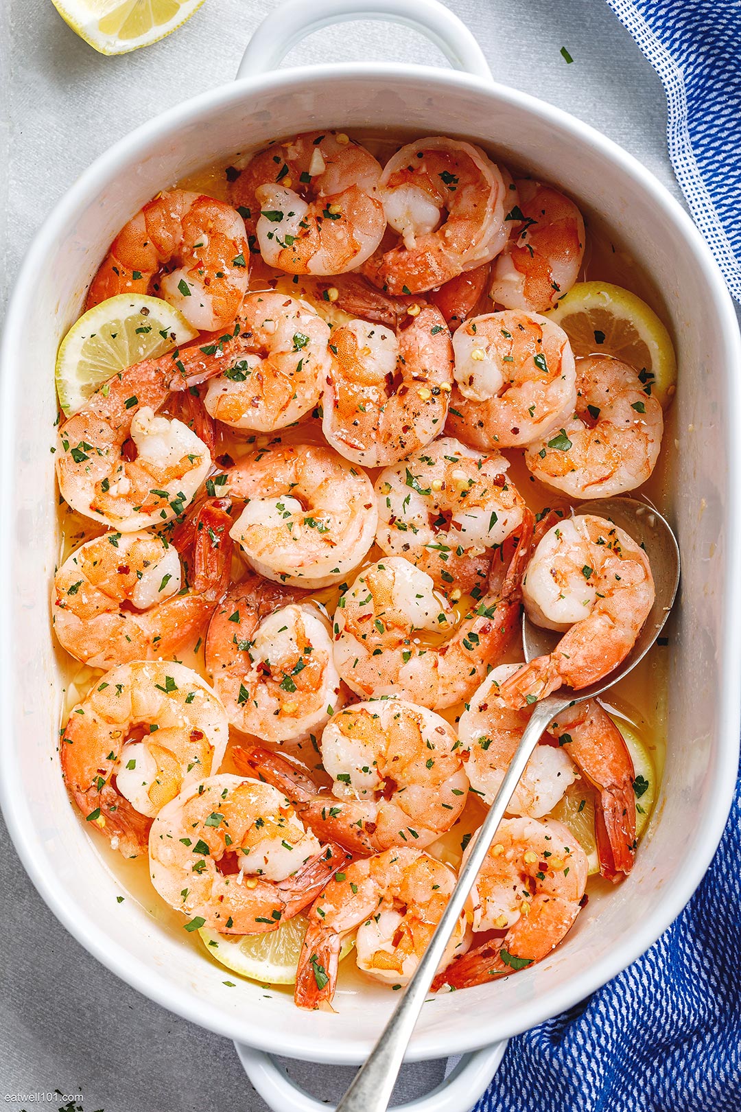 Baked Shrimp Recipe with Lemon Garlic Butter Sauce – Oven-Baked Shrimp