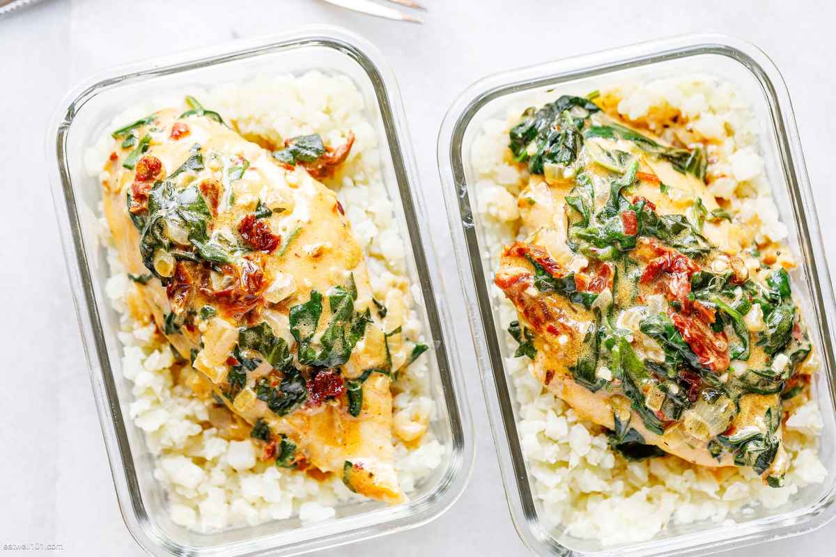 Creamy Tuscan Chicken Meal Prep