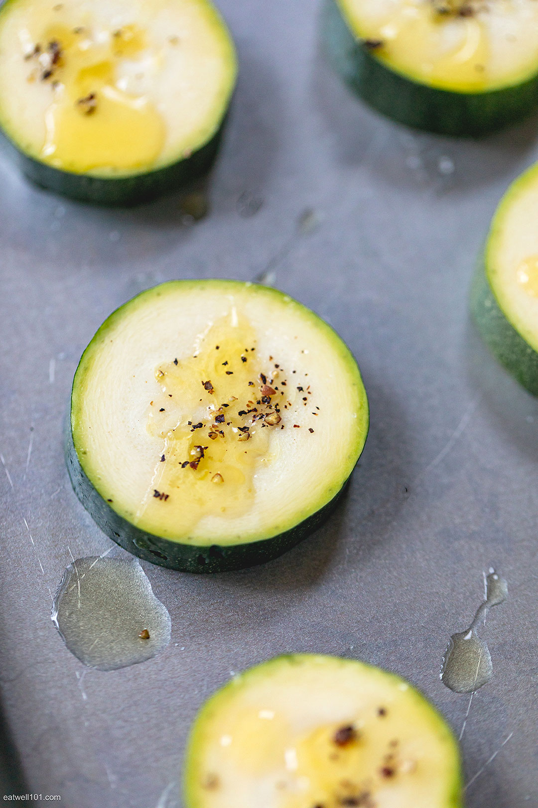 baked zucchini slices recipe