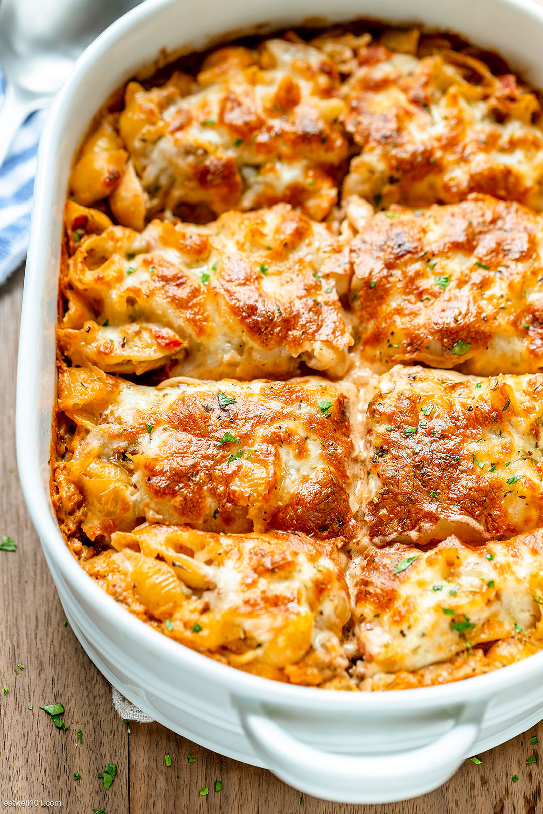 Cheesy Baked Pasta Recipe with Creamy Meat Sauce – Baked Pasta