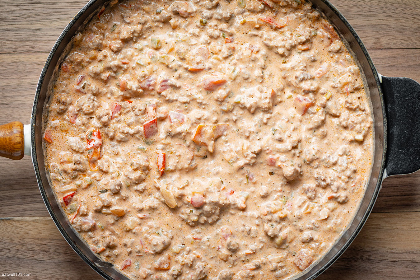 Cheesy Baked Pasta with Creamy Meat Sauce 2