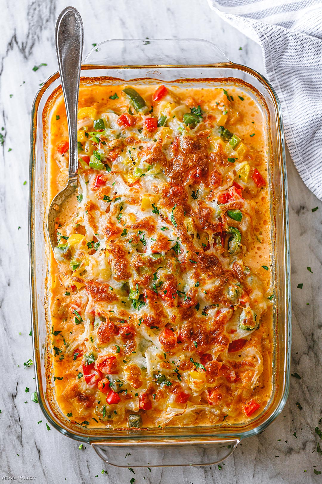 Creamy Baked Fajita Chicken Casserole Recipe 3