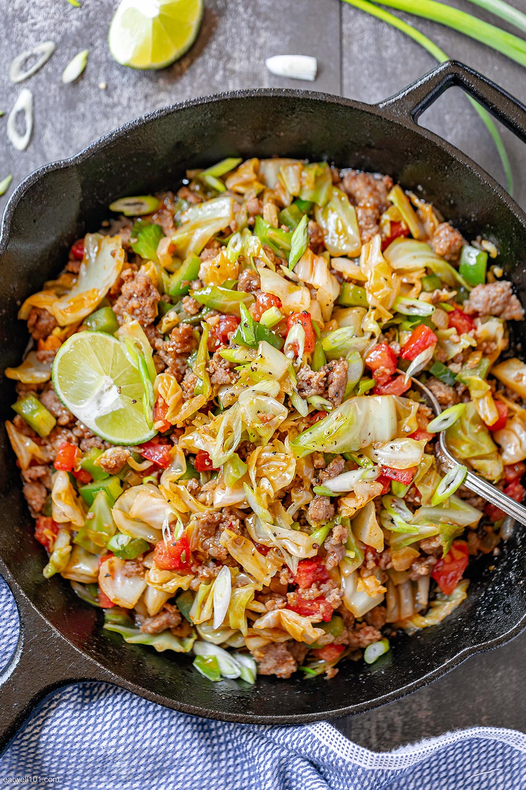 Fried Cabbage Sausage Skillet Recipe 3