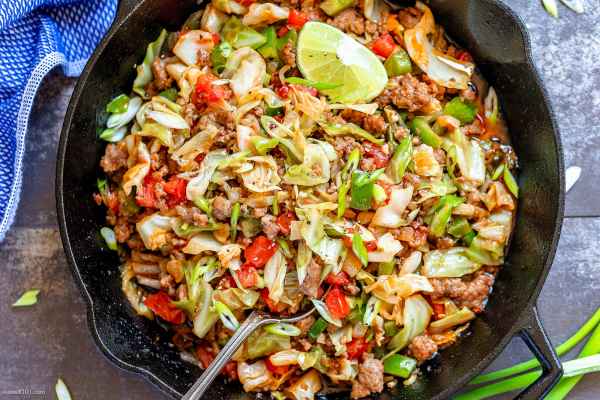 Fried Cabbage Smoked Sausage Skillet recipe 20