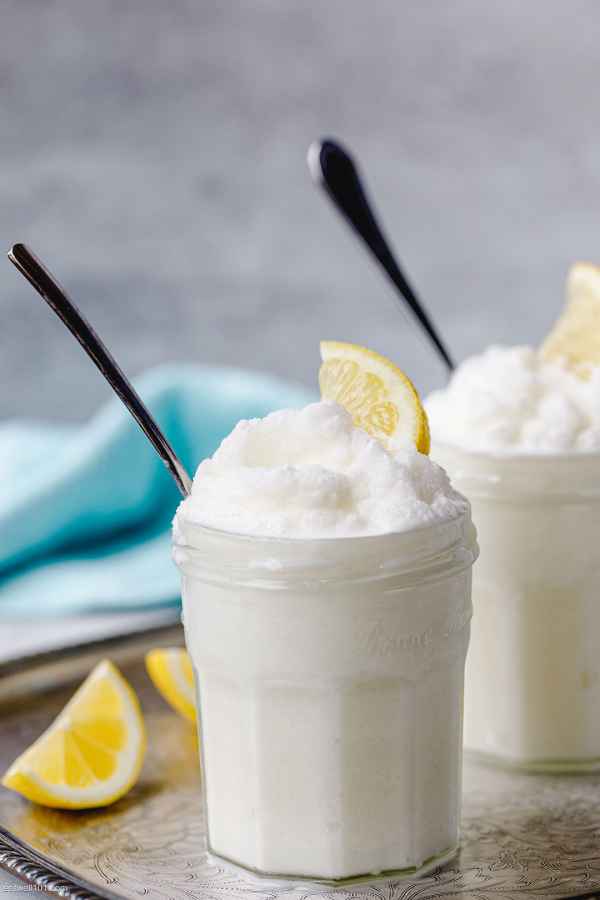 Frozen Coconut Lemonade - #recipe by #eatwell101 - https://www.eatwell101.com/frozen-coconut-lemonade-recipe