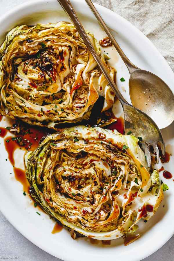 Pan-Seared Cabbage Steaks