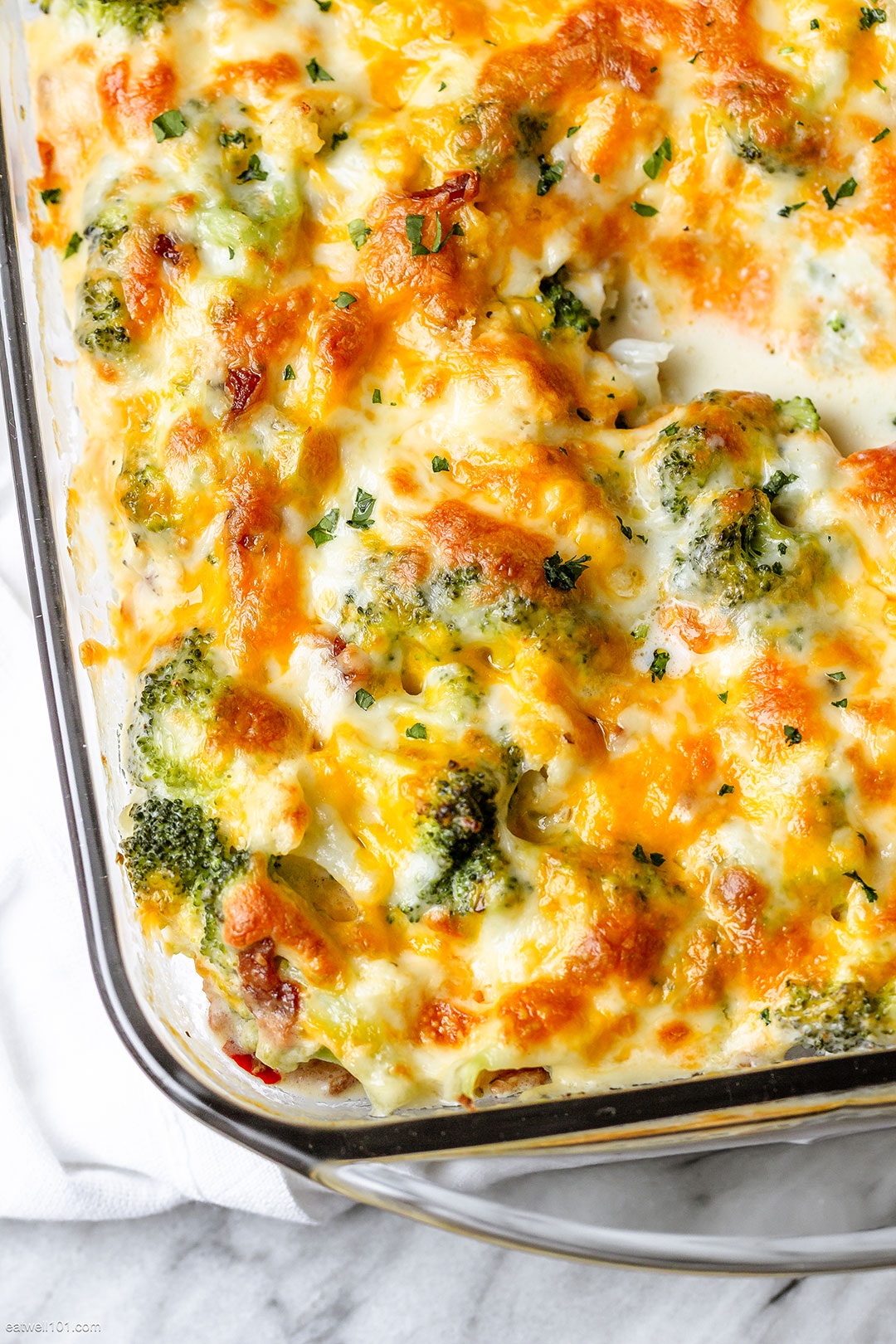 Loaded Cauliflower Broccoli Casserole Recipe Baked