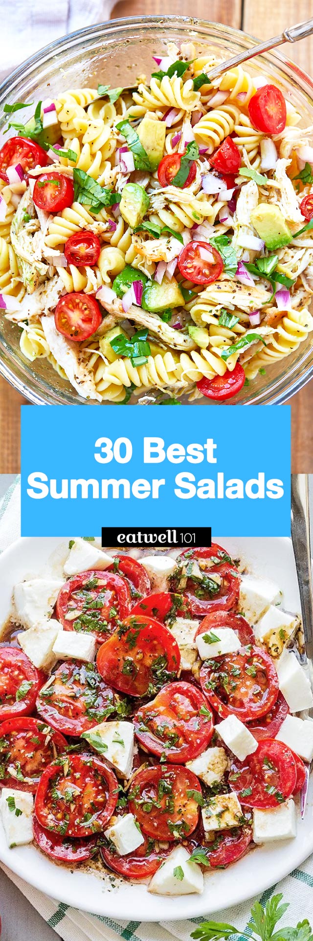 Summer Salad Recipes - #summer #salad #recipes #eatwell101 - These easy summer salad recipes will help you get a healthy dinner or side dish on the table in no time!