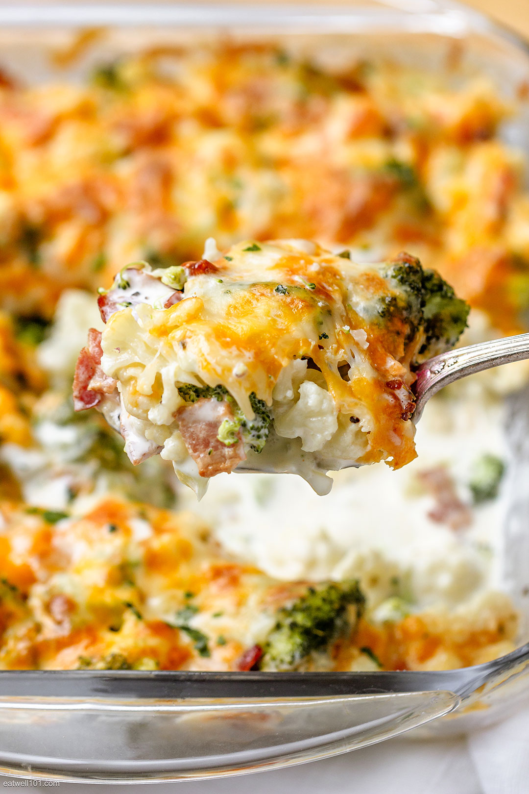 Loaded Cauliflower Broccoli Casserole Recipe Baked Cauliflower