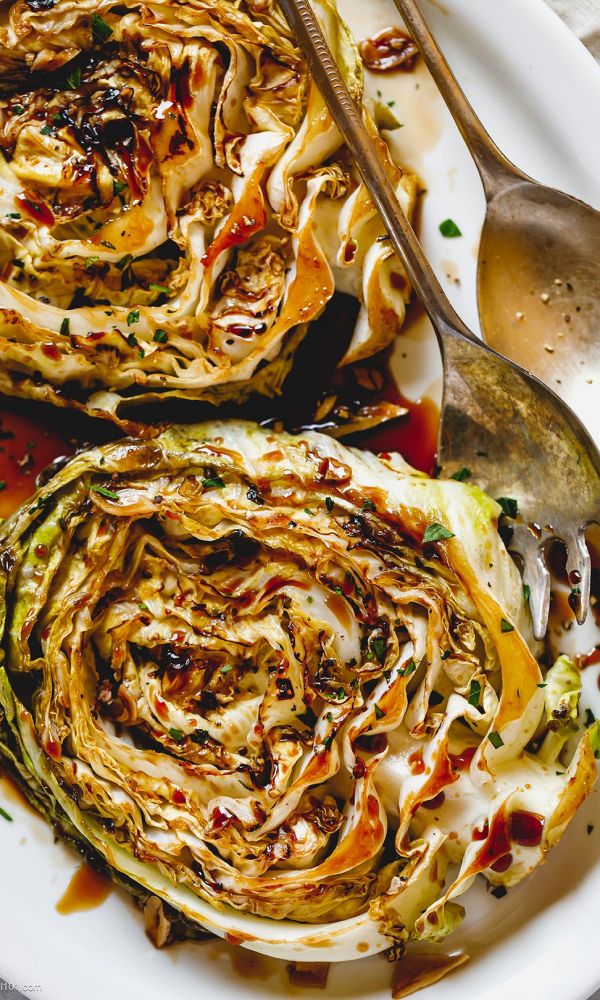 Pan-Seared Cabbage Steaks
