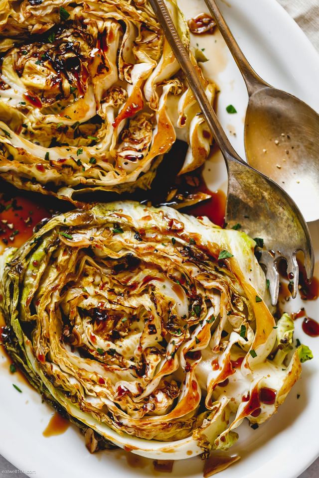 Pan-Seared Cabbage Steaks